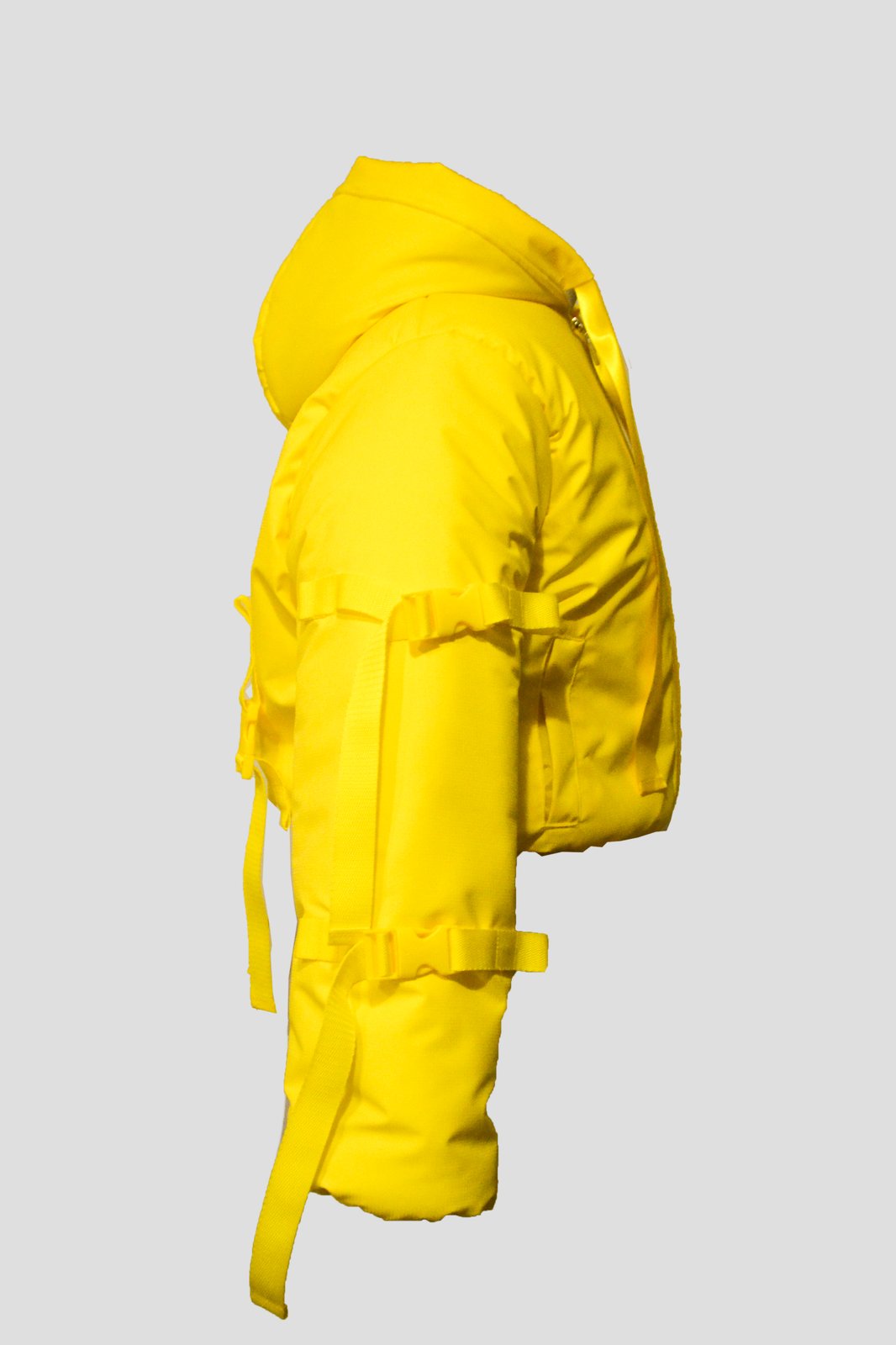 Yellow packable hot sale jacket